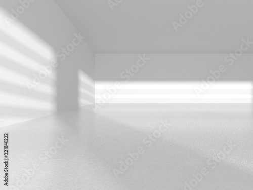 Futuristic White Architecture Design Background