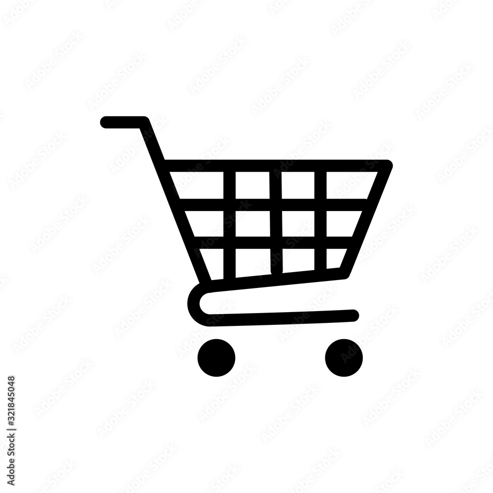 cart shopping icon design vector logo template EPS 10 cart shopping icon design vector logo template EPS 10