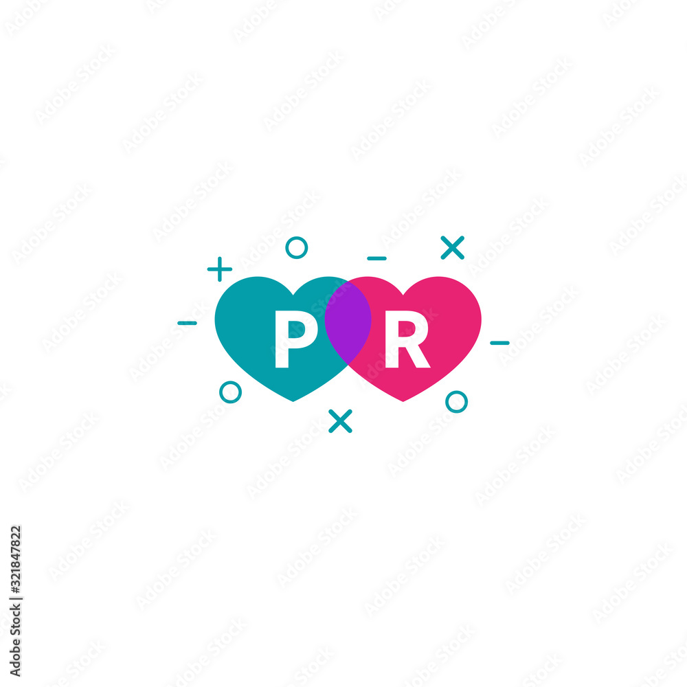 PR agency vector logo