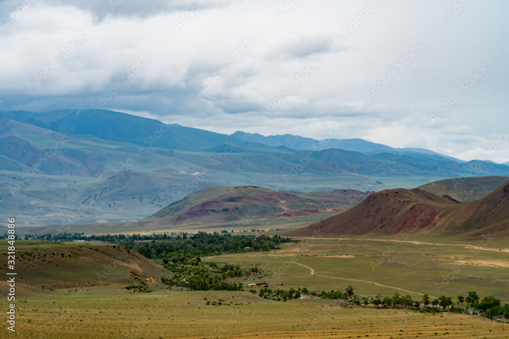 Background image of a mountain landscape. Russia, Siberia, Altai Background image of a mountain landscape. Russia, Siberia, Altai