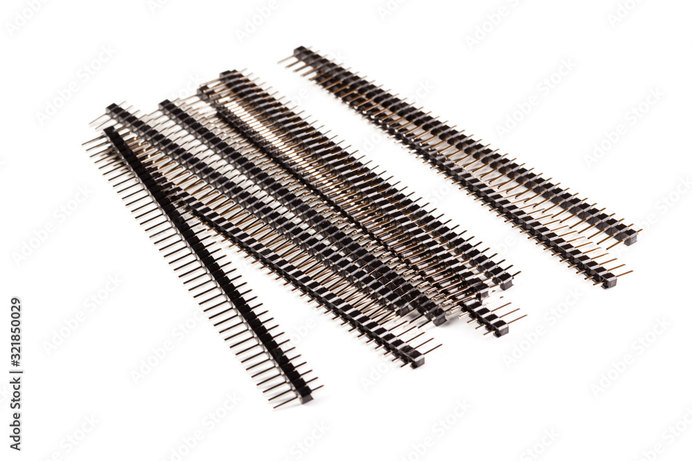 Block contacts for connecting electrical lines isolated on a white background. Clamp for connecting electrical wires Block contacts for connecting electrical lines isolated on a white background. Clamp for connecting electrical wires