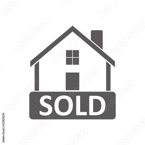 sold icon design vector logo template EPS 10