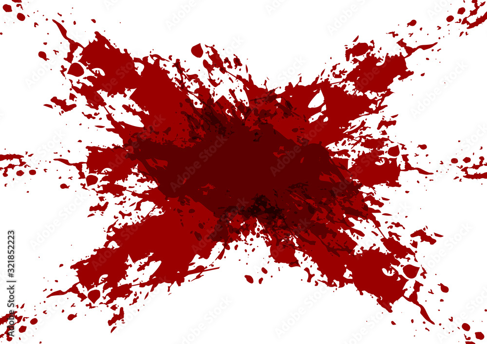 abstract vector splatter red color design background.illustration vector design