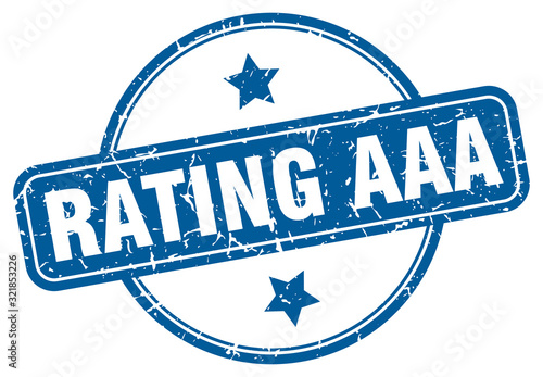 rating aaa stamp. rating aaa round vintage grunge sign. rating aaa