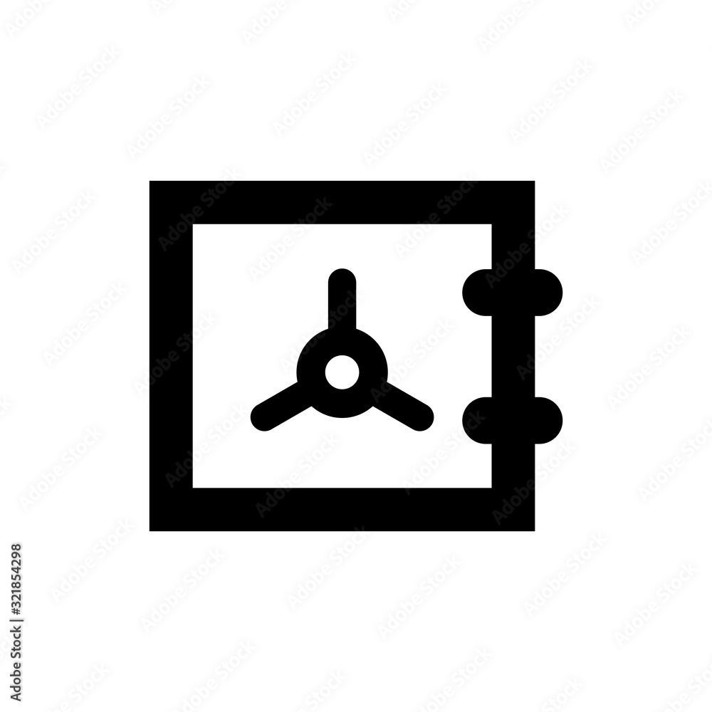 Safe Deposit Box Icon Vector Design Template Safe Deposit Box Icon Vector Design Template
