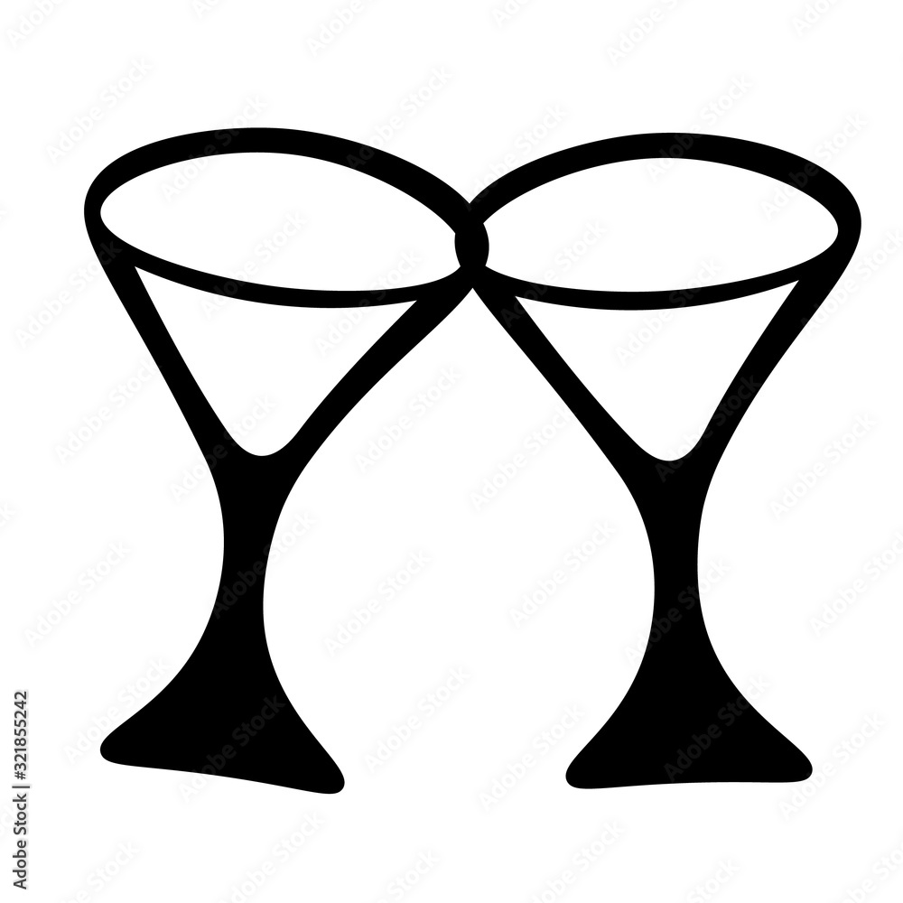glass flat design illustration glass flat design illustration