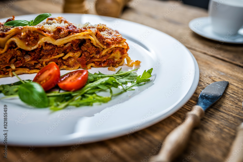 Italian pasta lasagne Italian pasta lasagne