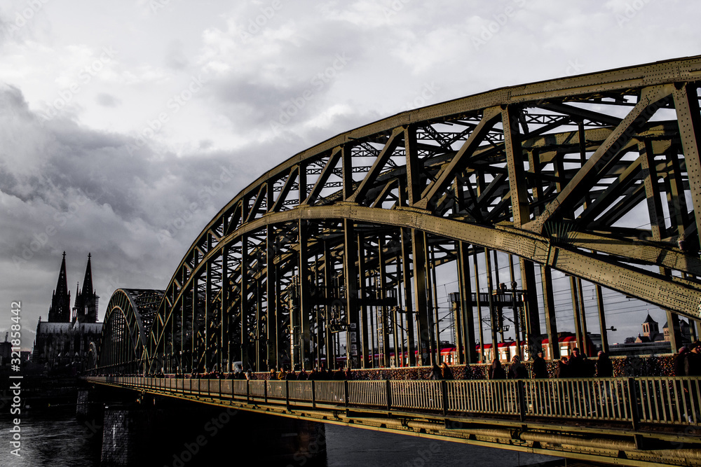 Cologne Cathedral and Hohenzollern Bridge