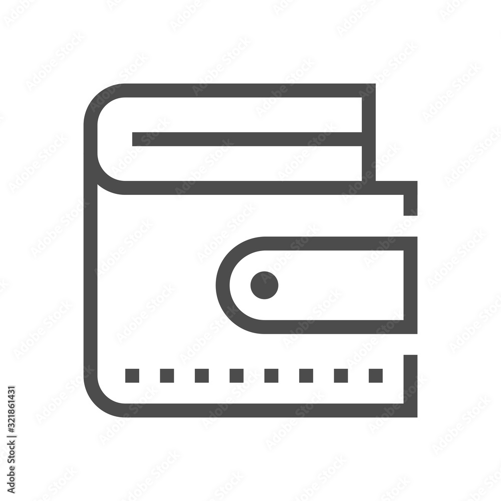 wallet vector icon