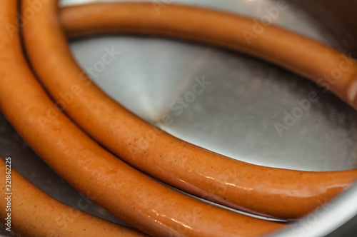 фотографія Frankfurter Würstchen im Topf