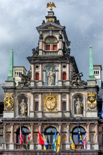 City hall of Antwerp - BelgiumThe Grote Markt, Great Market Square of Antwerp is a town square located in the heart of the old city quarter. photo