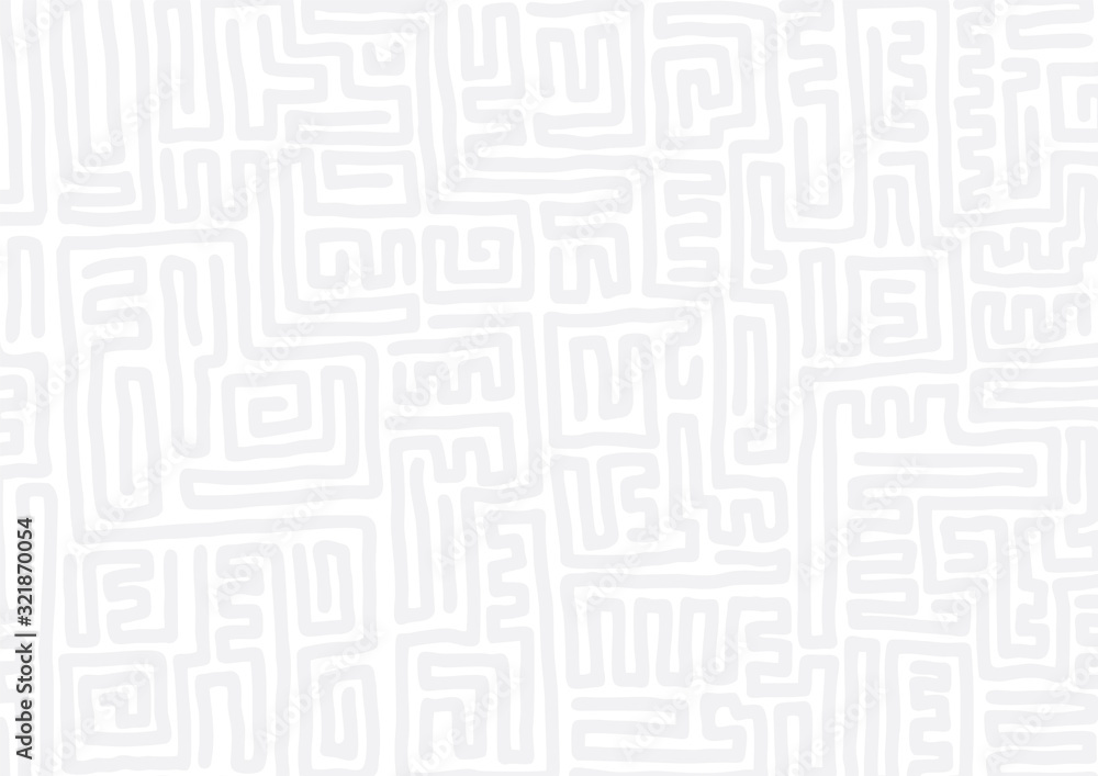 Abstract grayscale labyrinth pattern background template. Vector illustration. Abstract grayscale labyrinth pattern background template. Vector illustration.