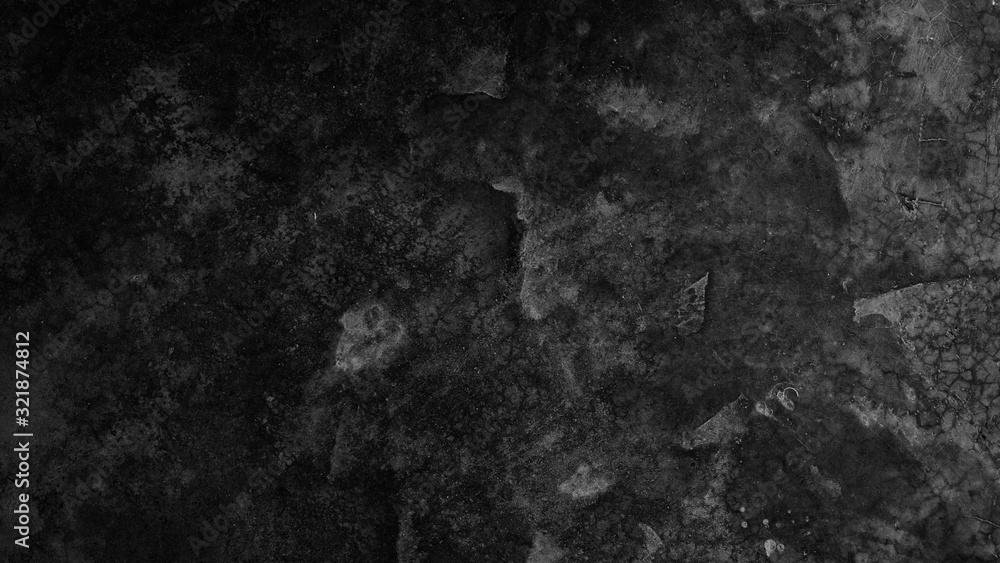black cement texture. grunge concrete background