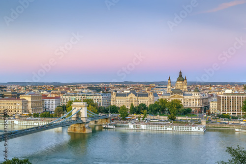 View of Budapest from Fisherman Bastion, Hungary © borisb17