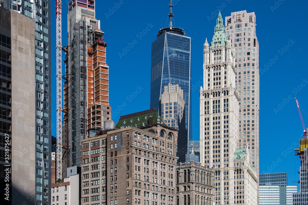 Naklejka premium New Yorker Fassage