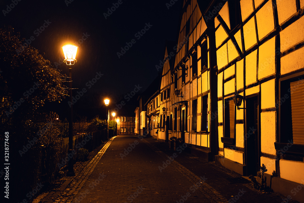 Fototapeta premium famous old town of westerholt - germany