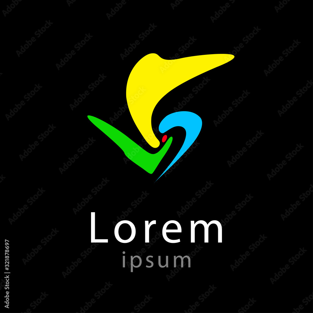 Abstract logo design. Vector logo template Abstract logo design. Vector logo template