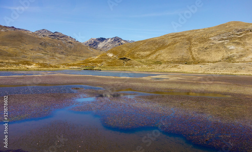 Patococha lagoon, at Huascaran National Park, in Huaraz