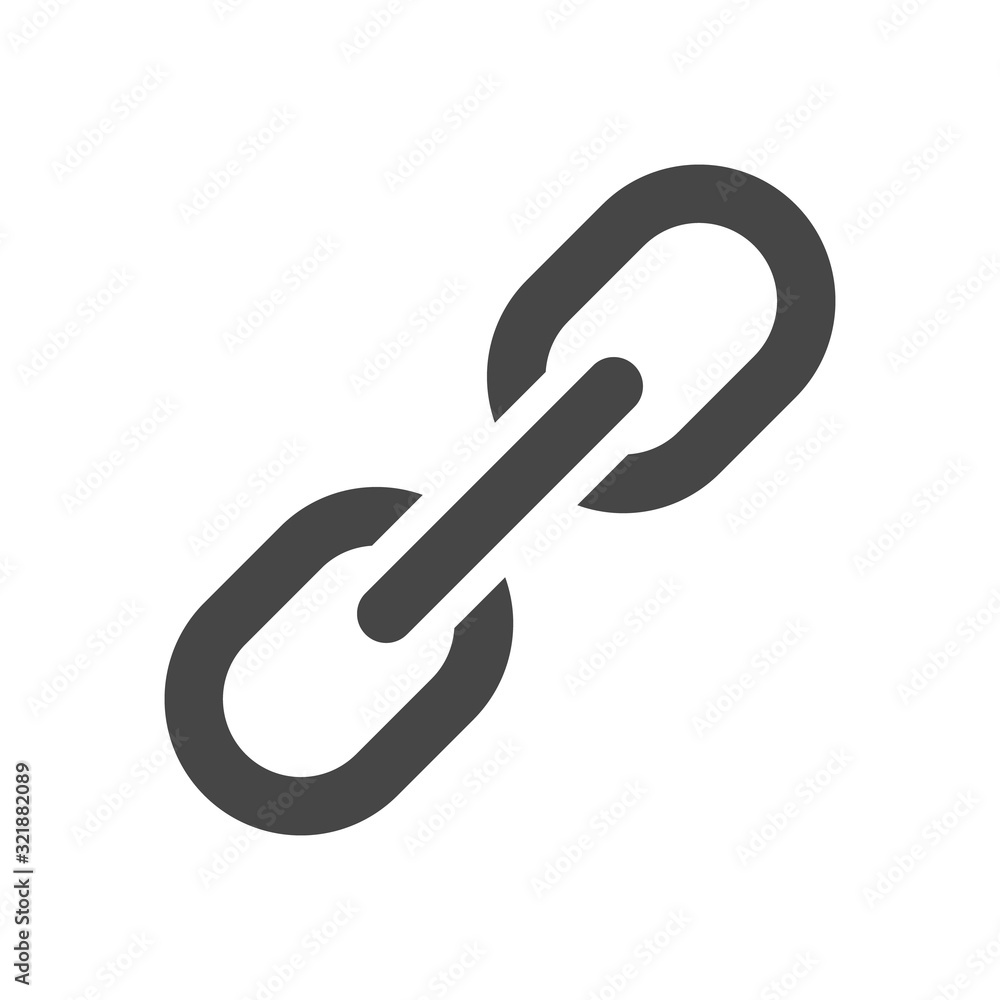 Chain vector Icon in flat style. Vector illustration isolated on white background. Chain vector Icon in flat style. Vector illustration isolated on white background.