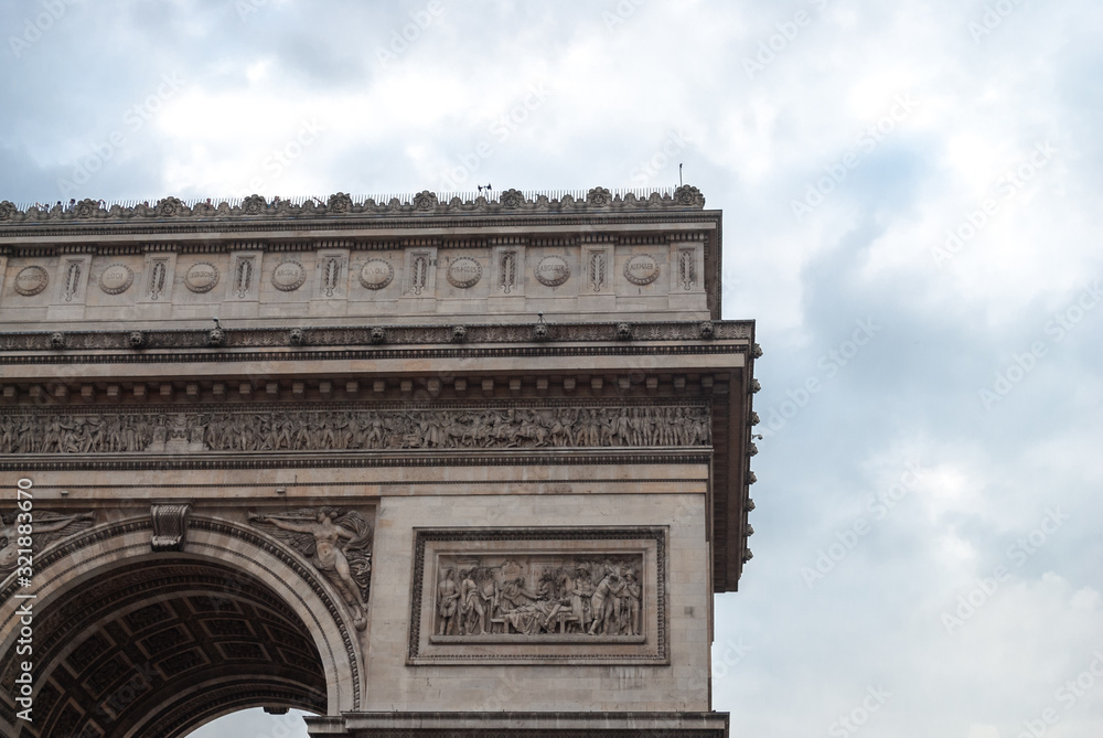 Arch of Triumph (Arc de Triomphe)  in 