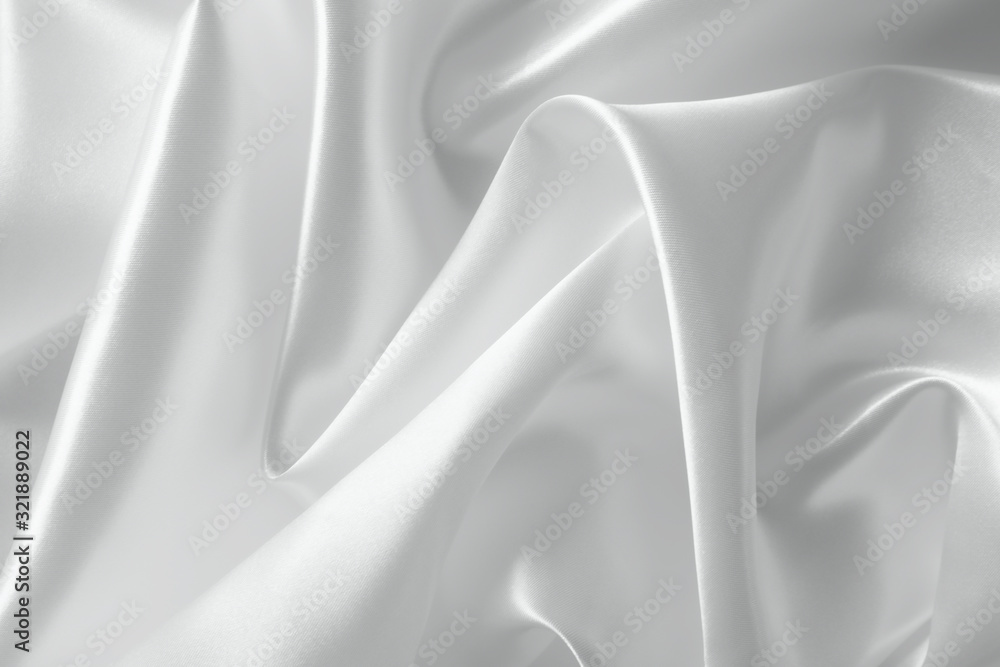 Elegant satin silk background, close-up