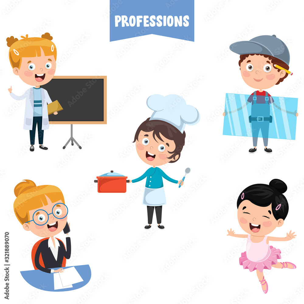 Cartoon Characters Of Different Professions Cartoon Characters Of Different Professions