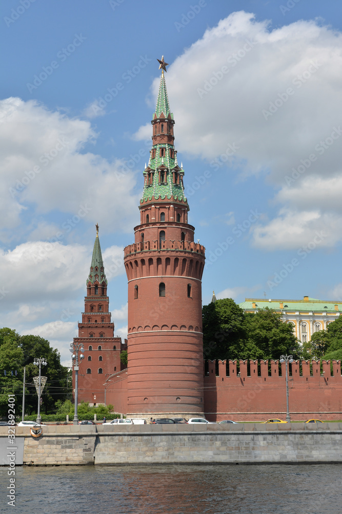 Moscow Kremlin from the Moscow river.