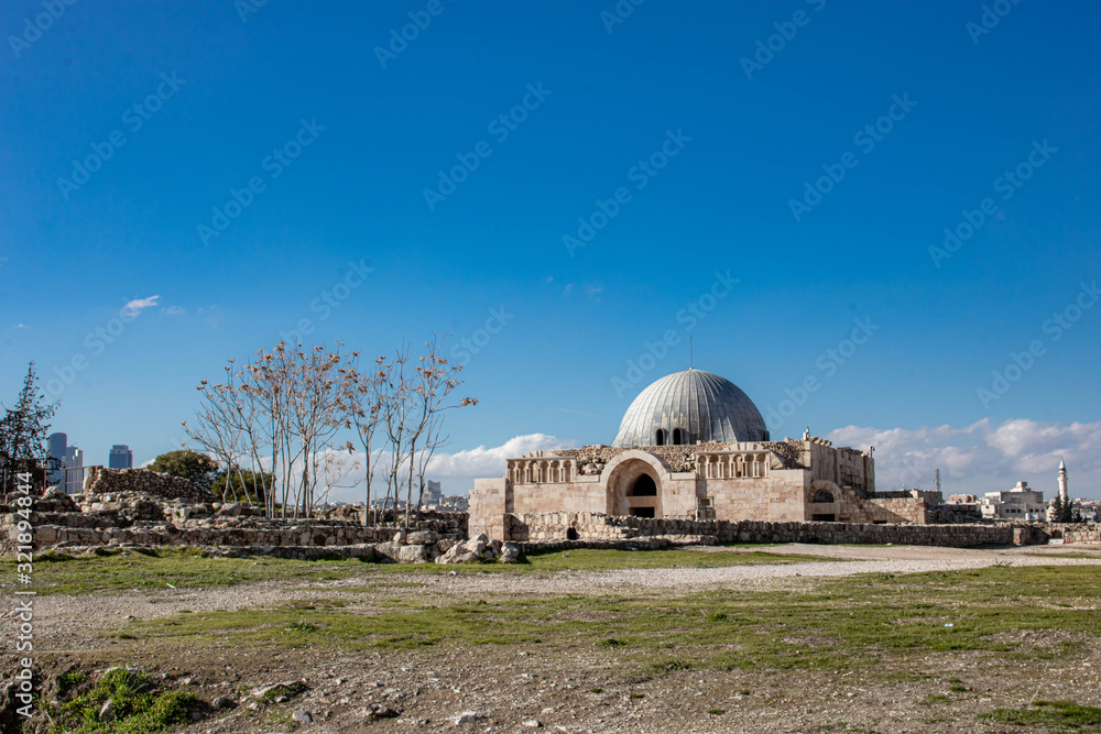 Temple of Hercules in Amman Citadel, Amman, Jordan Temple of Hercules in Amman Citadel, Amman, Jordan