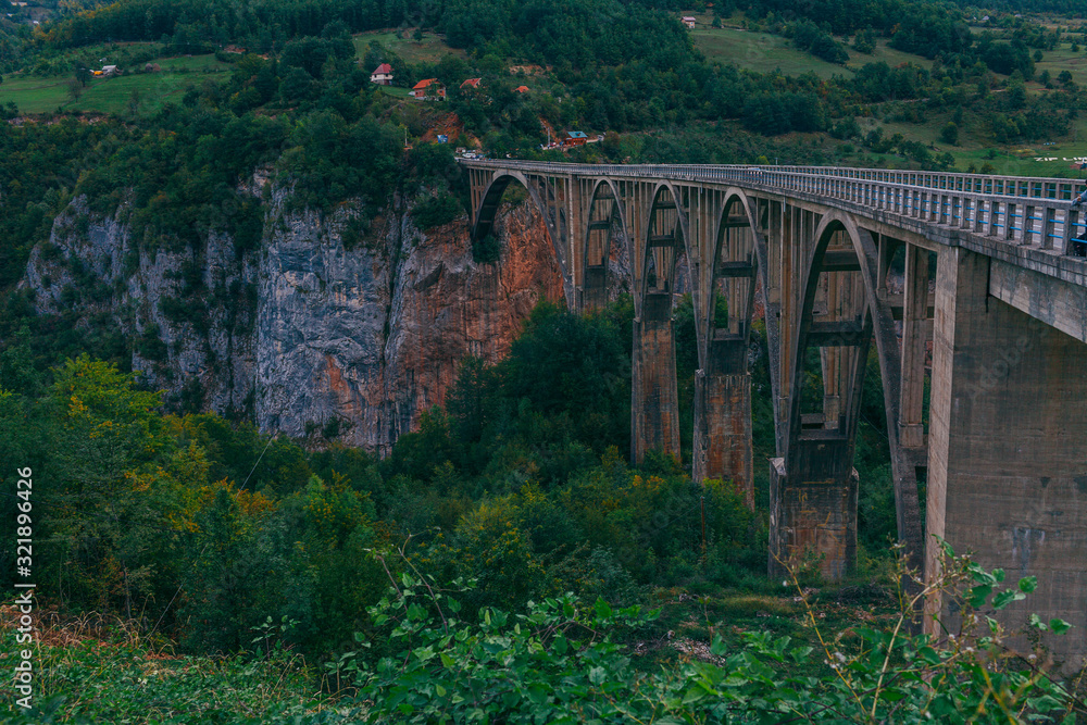 Djurdjevic Bridge over the Tara River Canyon Djurdjevic Bridge over the Tara River Canyon