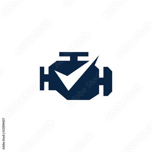 engine check logo vector icon illustration