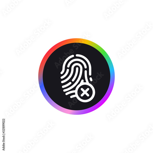 Invalid Fingerprint - App Icon