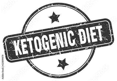 ketogenic diet stamp. ketogenic diet round vintage grunge sign. ketogenic diet