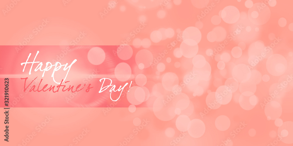 Happy Valentine's Day. Congratulations On Valentine's day. Love. I love you. Hearts. Background. Valentine's day greeting card. With love. Banner with lots of hearts for Valentine's Day