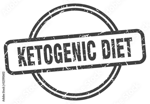 ketogenic diet stamp. ketogenic diet round vintage grunge sign. ketogenic diet