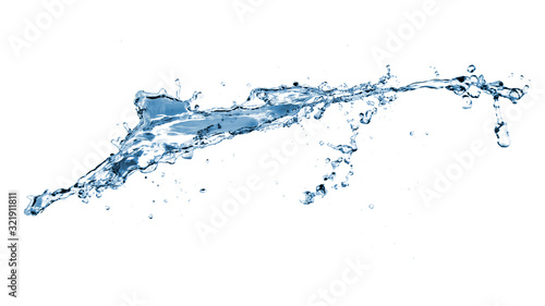 textur - water splash isolated on a white background