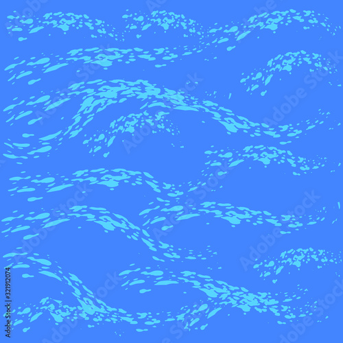The texture of the ocean. Waves drawn with a brush. Sea spray. Storm water foam.
