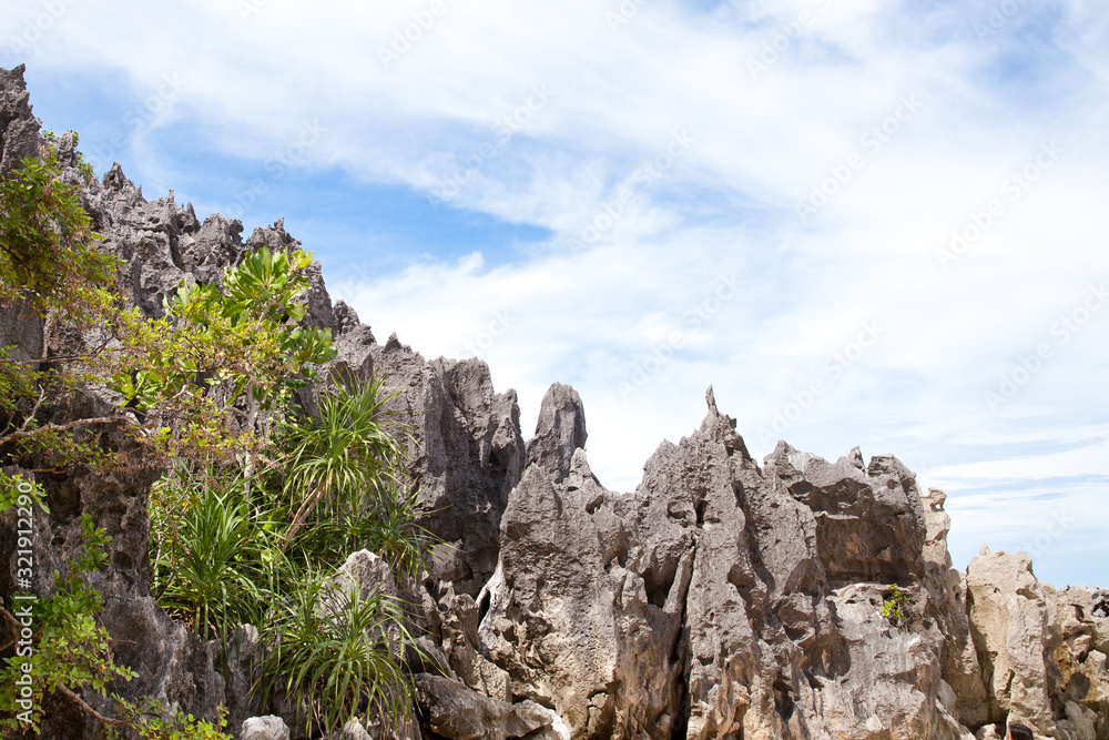 Limestone Rock Outcropping - Caramoan, Camarines Sur, Philippines