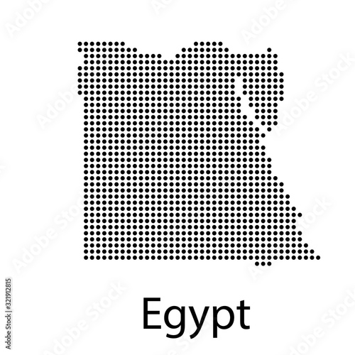 High detailed vector map - Egypt