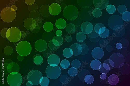 Color blitter texture, vector bokeh background, magical backdrop, geometric circular background
