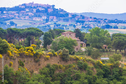 Italian country side landscape in Monteleone d Orvieto  Umbria