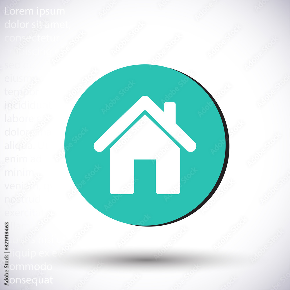 House vector icon , lorem ipsum Flat design House vector icon , lorem ipsum Flat design