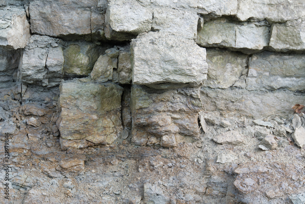 limestone rock Layers and cracks in sedimentary rock,can be used as background or texture. Cracks and layers of sandstone in Baltic countries, Estonia limestone rock Layers and cracks in sedimentary rock,can be used as background or texture. Cracks and layers of sandstone in Baltic countries, Estonia
