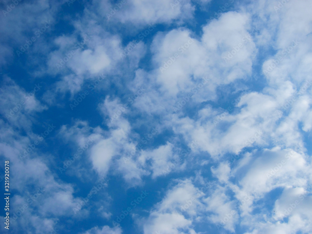 Blue sky with beautiful clouds for design and desktop Blue sky with beautiful clouds for design and desktop