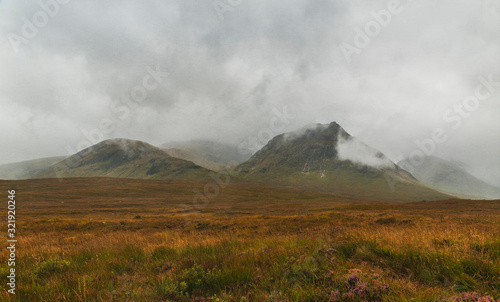 Scottish landscape cloudy nature shot