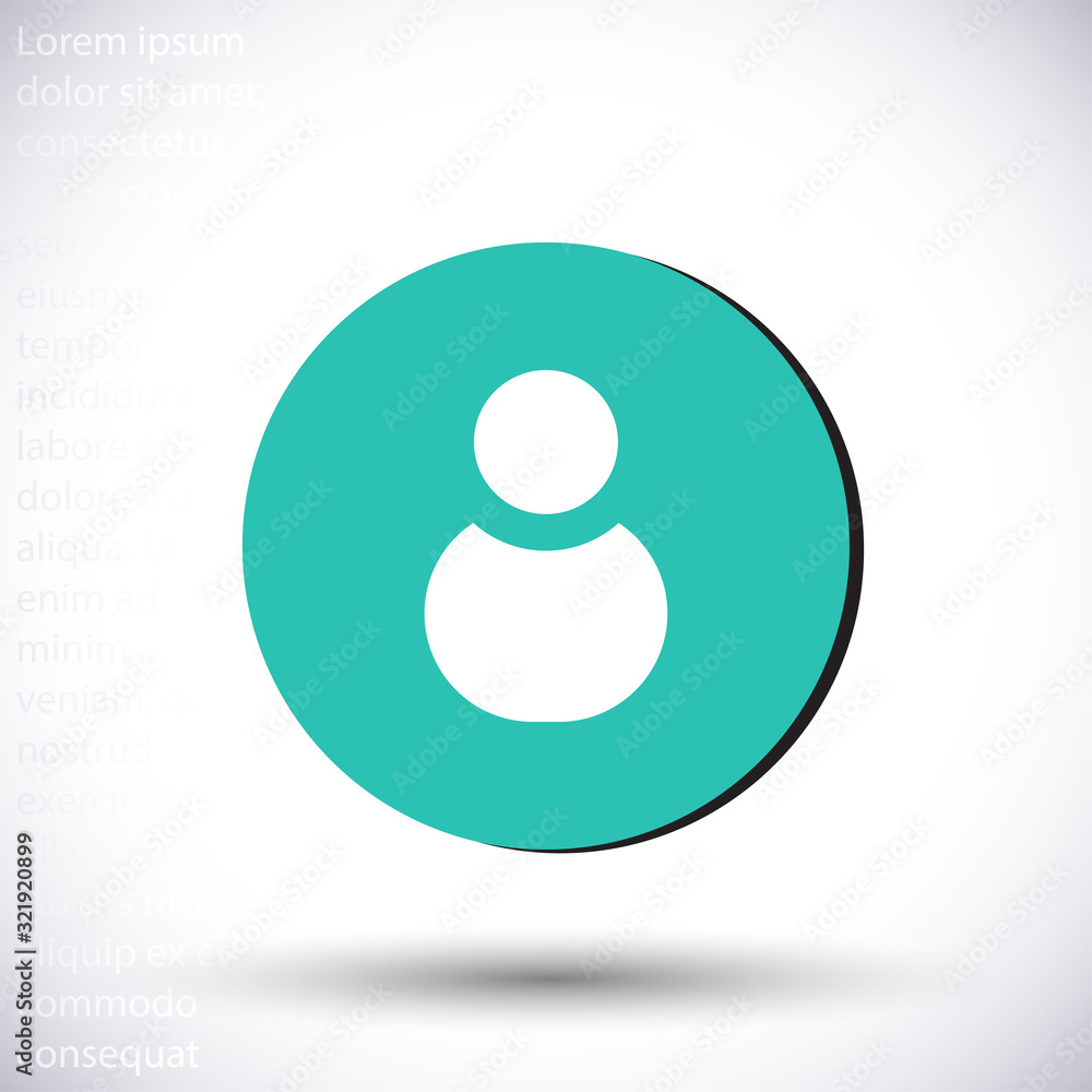 People vector icon , lorem ipsum Flat design People vector icon , lorem ipsum Flat design