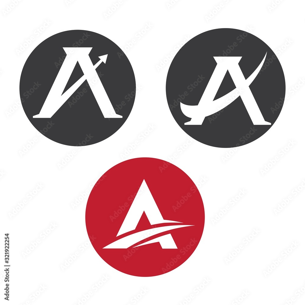 A Letter Logo A Letter Logo