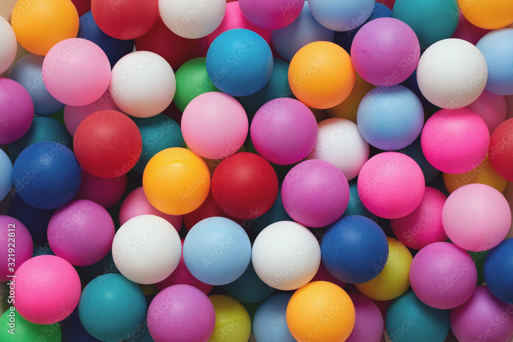 Full Frame Shot Of Colorful Balls Full Frame Shot Of Colorful Balls