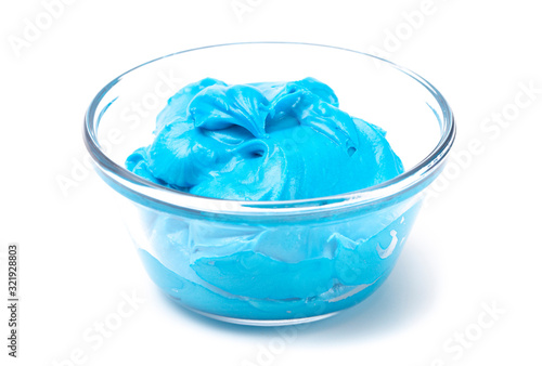 Bowls of Brightly Colored Icing Mixed withed with Gel Food Coloring
