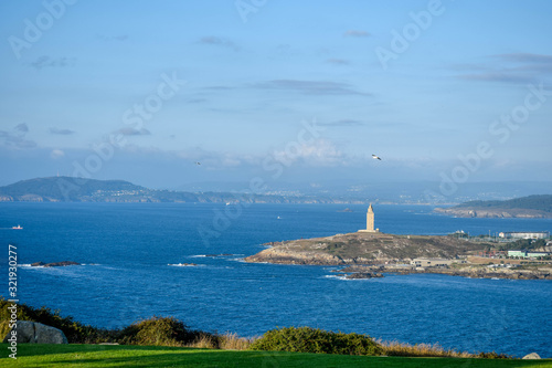 Tower Hercules from San Pedro park
