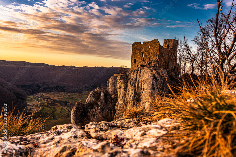 Fototapeta premium Fortress Ruin Reussenstein